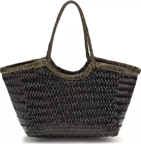 Bicolor Calf Leather Bos Taurus Handbag