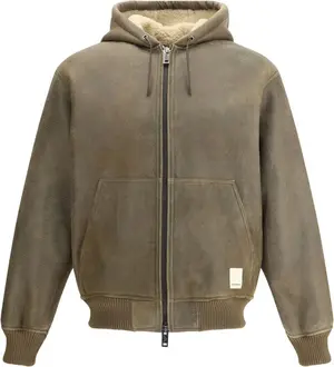 Leather bomber Jacket