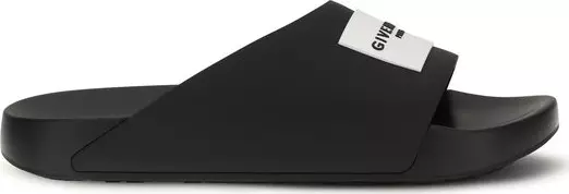 Black Rubber Slippers