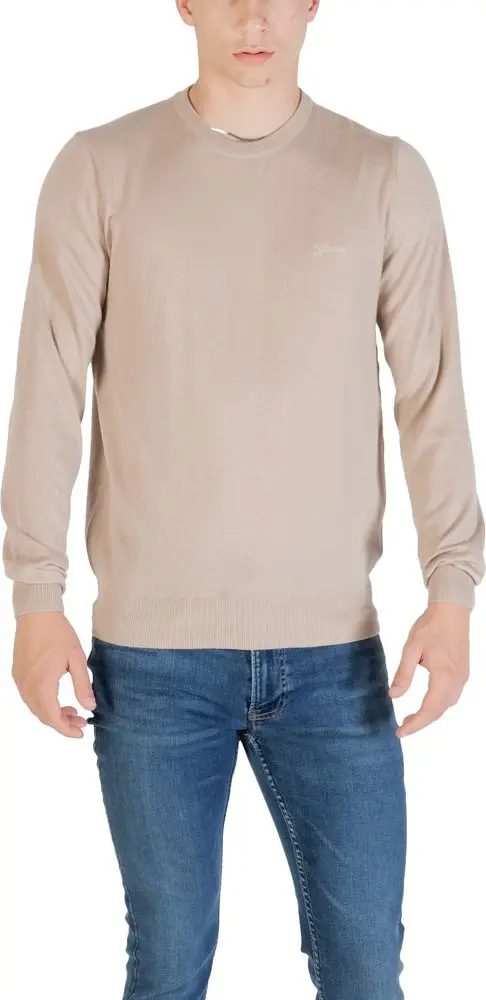 Beige Polyester Sweatshirt