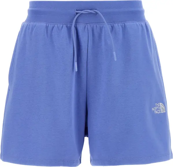 Blue Cotton Bermuda Shorts