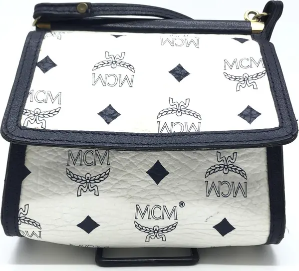 Mini Crossbody Bag White Visetos