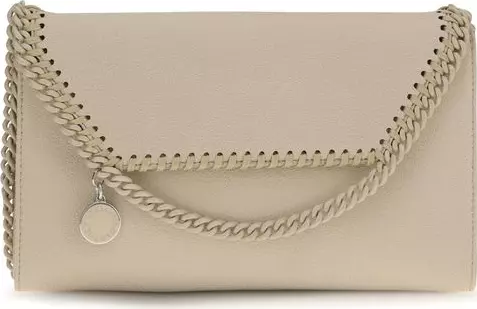 Beige Polyester Shoulder Bag
