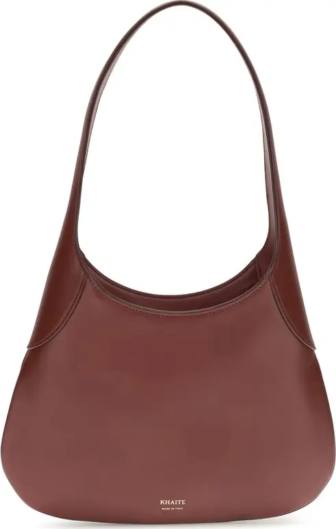 Bordeaux Calf Leather Bos Taurus Shoulder Bag