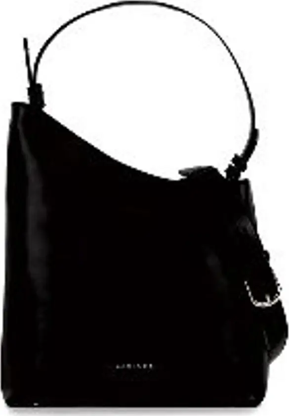 Black Polyethylene Shoulder Bag
