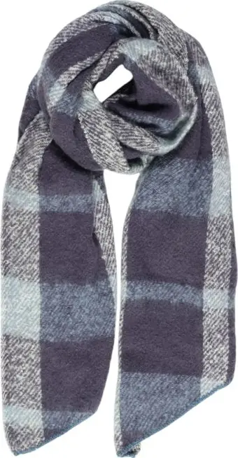 Turquoise Polyester Scarf