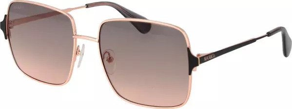 Rose Gold Metal Sunglasses