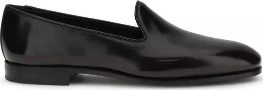 Bordeaux Calf Leather Bos Taurus Slip-On Loafers