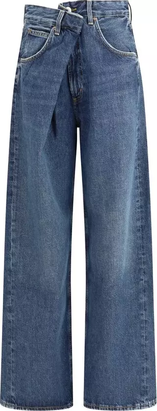 Blue Cotton Jeans Denim