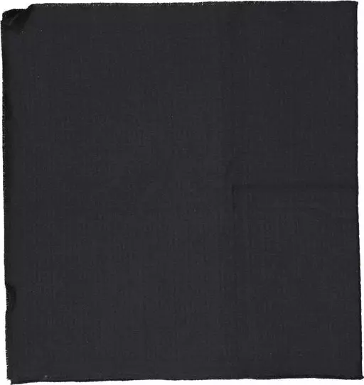 Black Virgin Wool Foulard