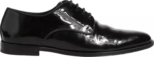 Black Leather Lace Up Derby Dress Formal Shoes