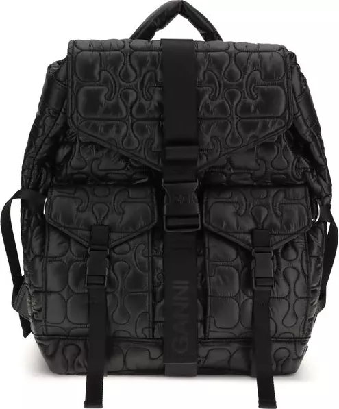 Black Polyamide Backpack