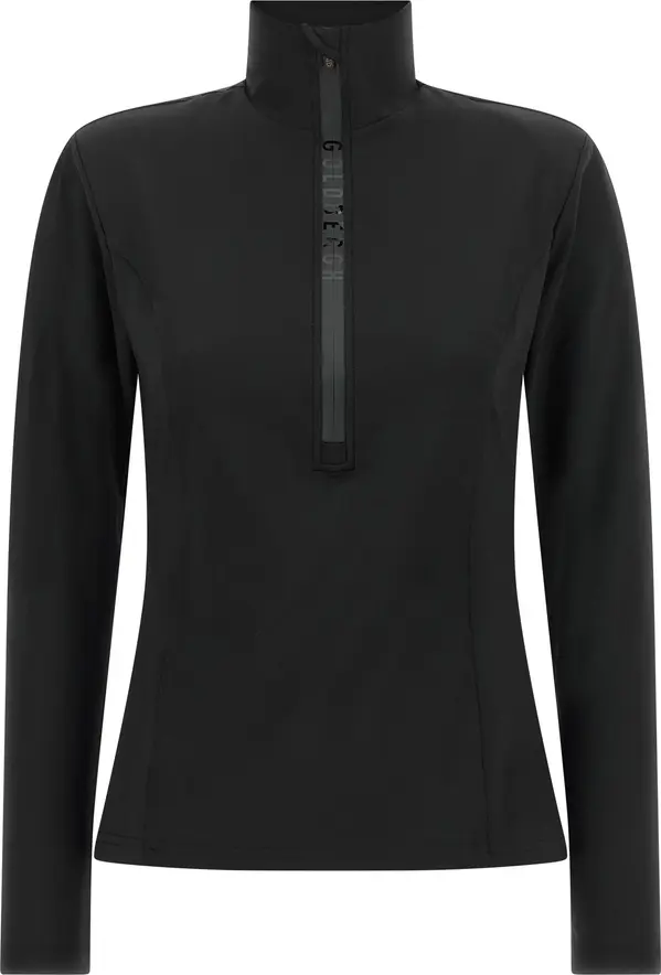 Black Polyester Cardigan