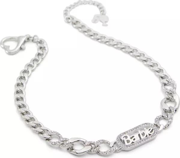 Silver Elastane Necklace