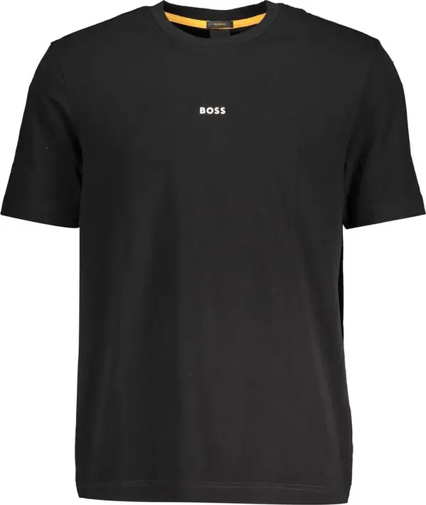 Black Cotton Men's T-Shirt