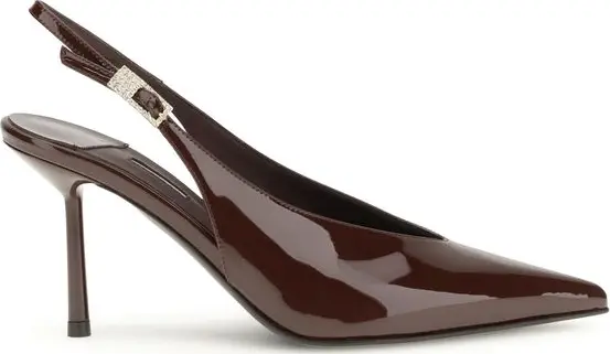 Brown Calf Leather Bos Taurus High Heel Pumps