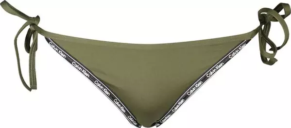 Verde Polyester Woman Swim Brief