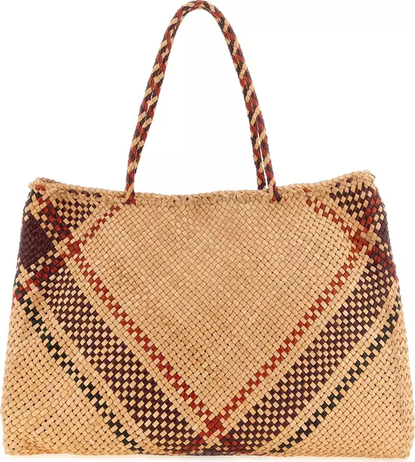 Multicolor Calfskin Tote Bag