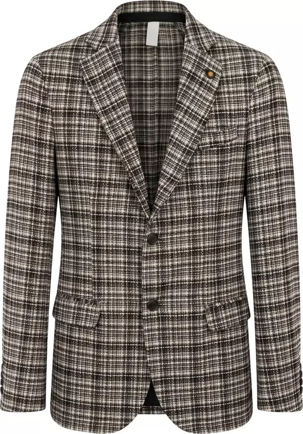 Beige Cotton Men Jacket