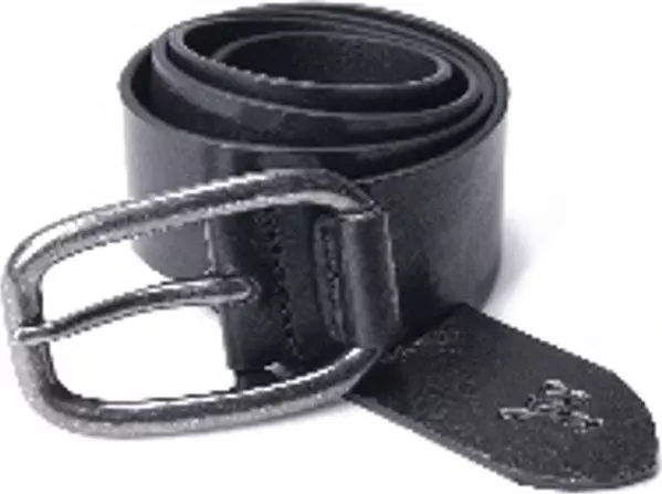 Black Leather Regular Belt