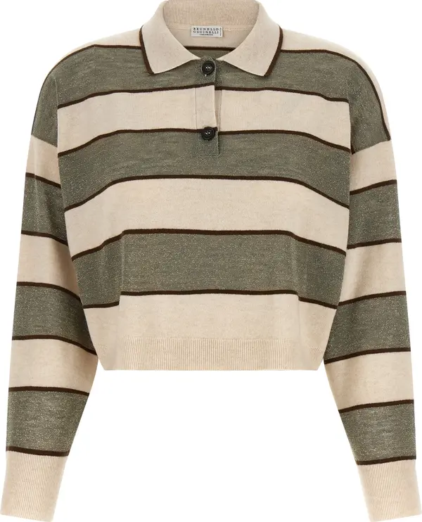 Multicolor Virgin Wool Polo Shirt