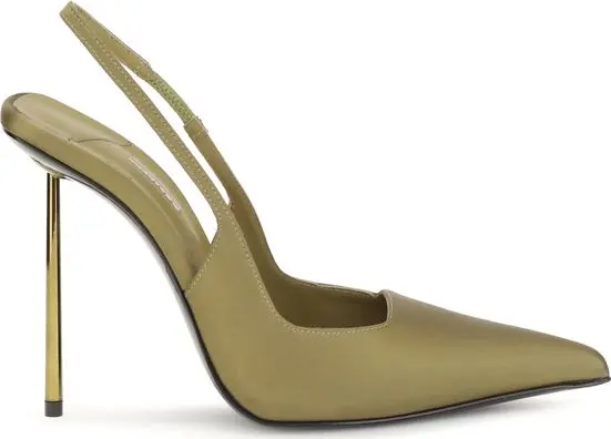 Bicolor Silk Pumps