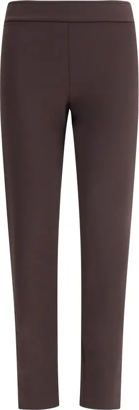 Brown Polyamide Casual Pants