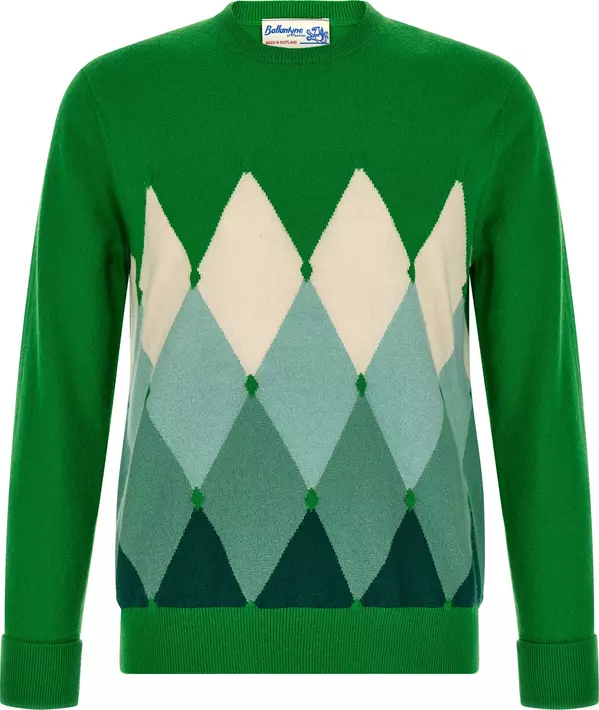 Bicolor Cashmere Cardigan