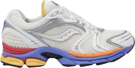 White Synthetic Athletic Sneakers