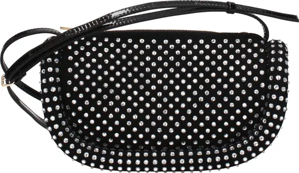 Black Leather Crossbody Bag