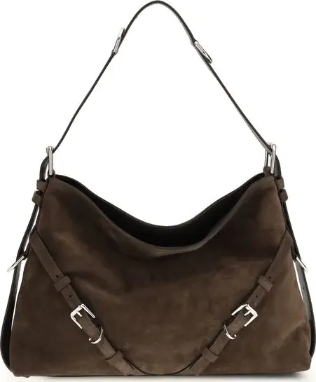 Black Calf Leather Bos Taurus Shoulder Bag