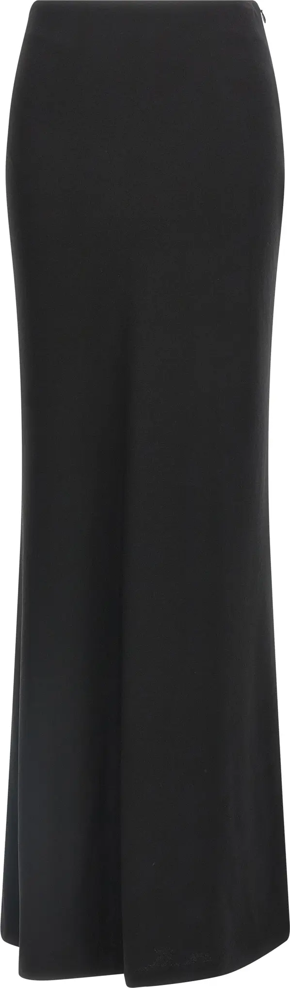 Black Virgin Wool Mini Skirt