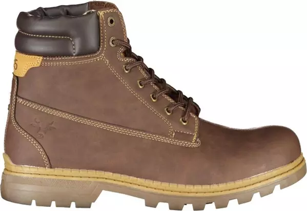 Marrone Poliestere Men Ankle Boot