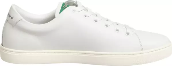 White Leather Rose Embroidery Low-Top  Shoes