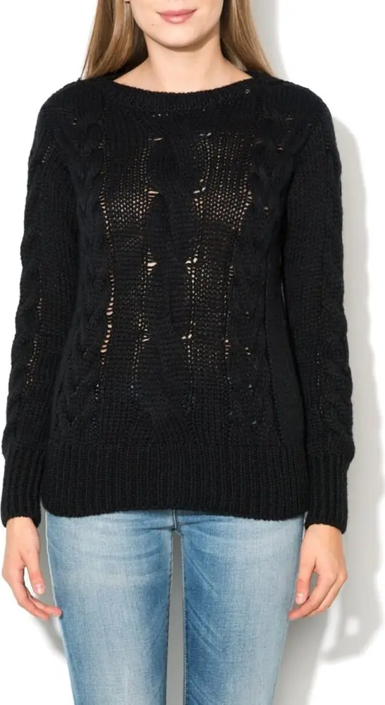 Black Wool Sweatshirt