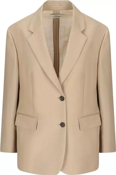 Beige Mohair Blazer