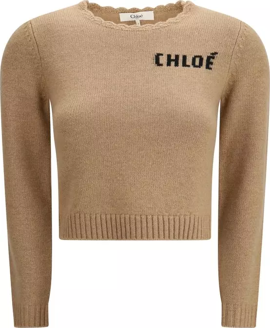 Brown Wool Sweatshirt