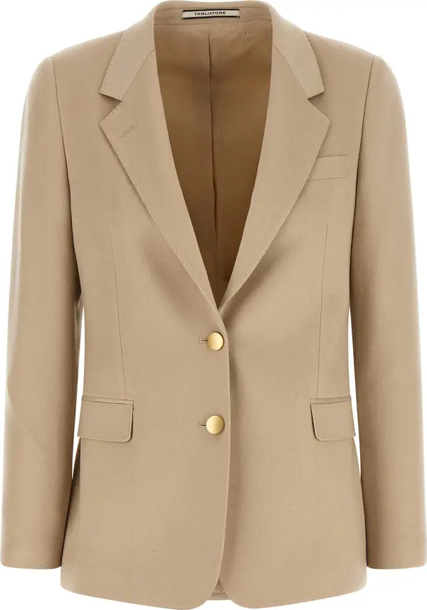 Beige Cashmere Blazer