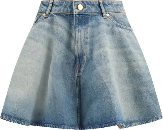 Blue Denim Skirt