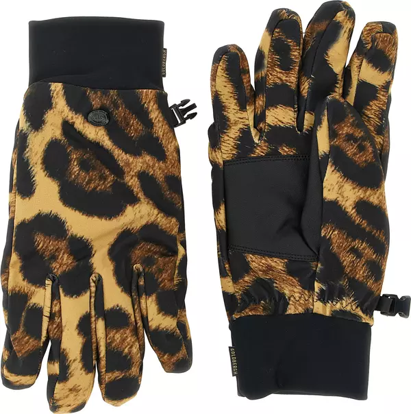 Brown Polyester Gloves
