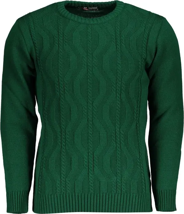 Verde Acrylic Men Sweater