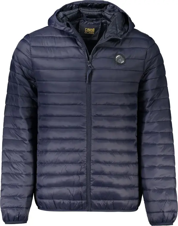 Blue Polyamide Men's Jacket