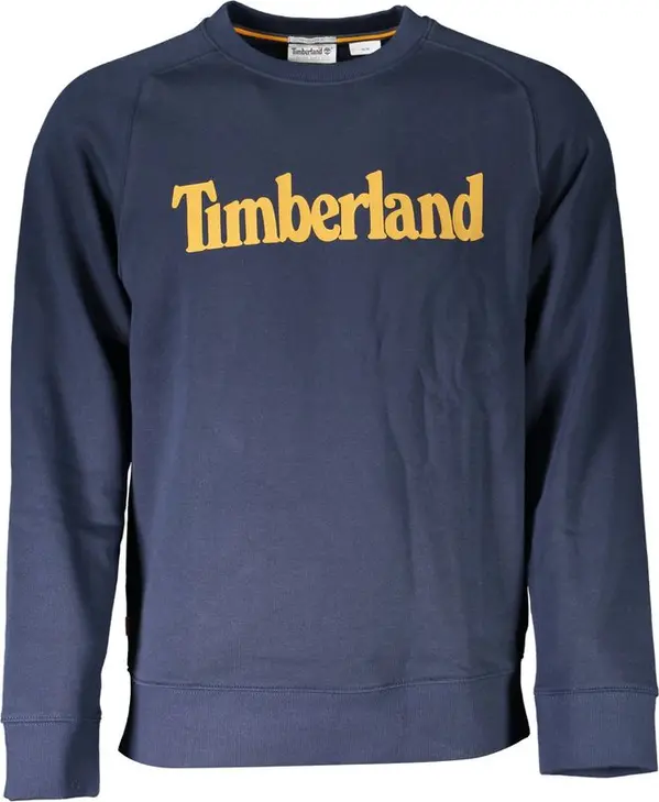 Blue Cotton Men Sweatshirt