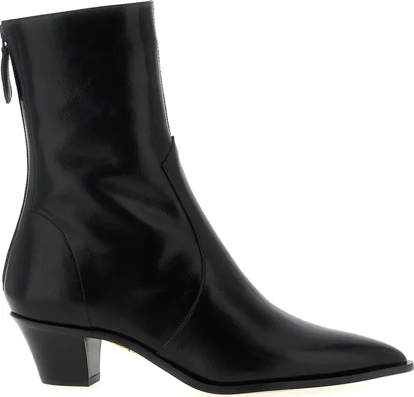 Black Calfskin Chelsea Boots