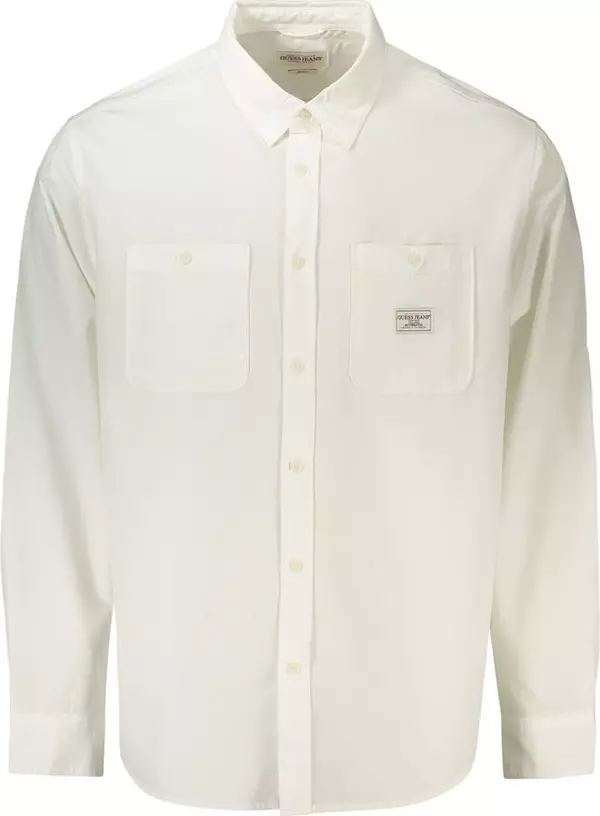 White Cotton Men's Shirt