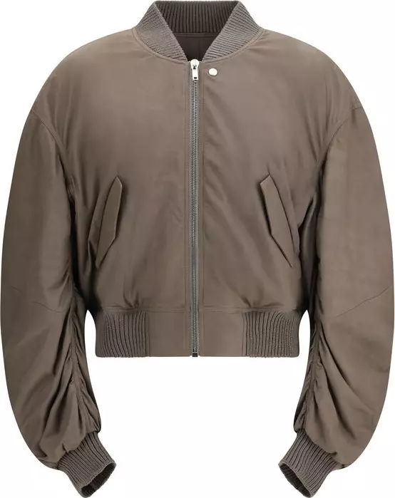 Gray Lamb Ovis Aries Bomber