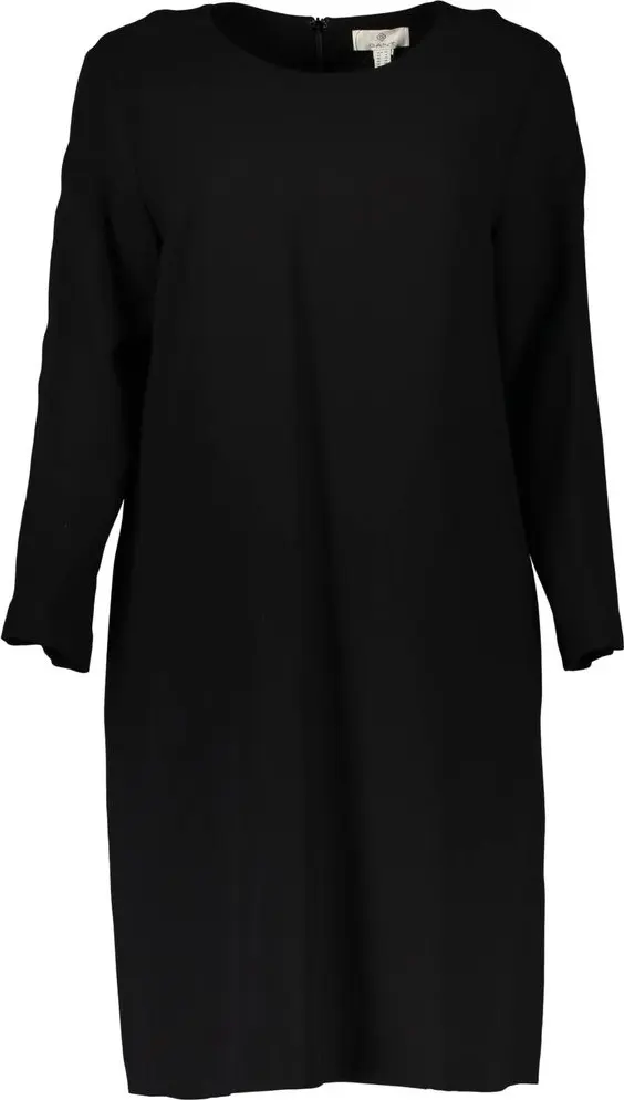 Black Viscosa Women's Dress
