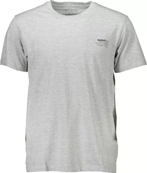 Grigio Cotone Mens T-Shirt