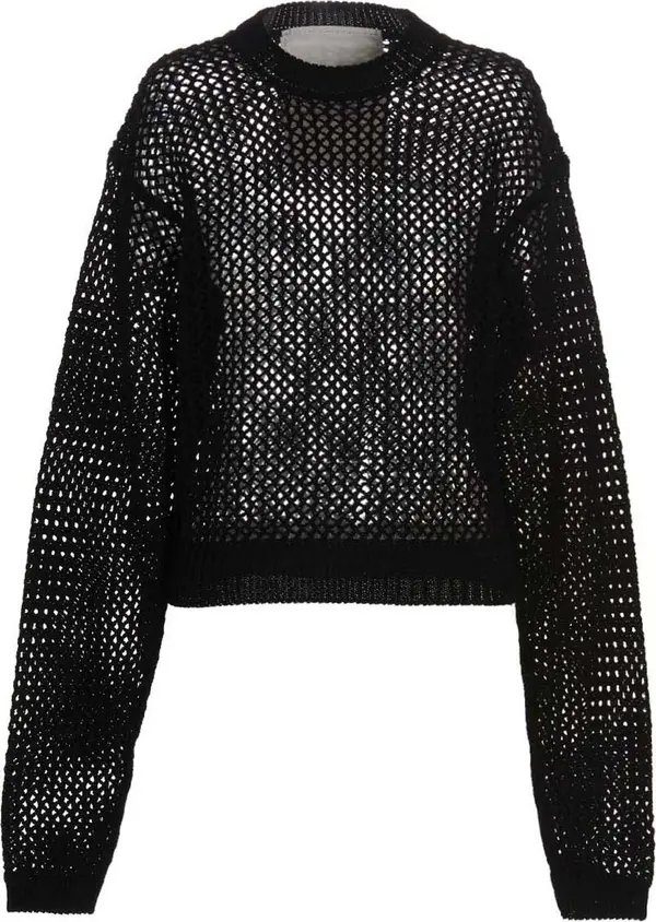 Black Cotton Cardigan