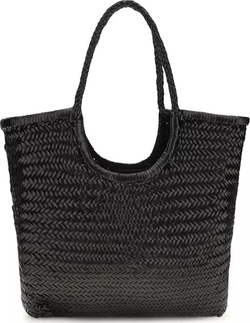 Black Calf Leather Bos Taurus Handbag